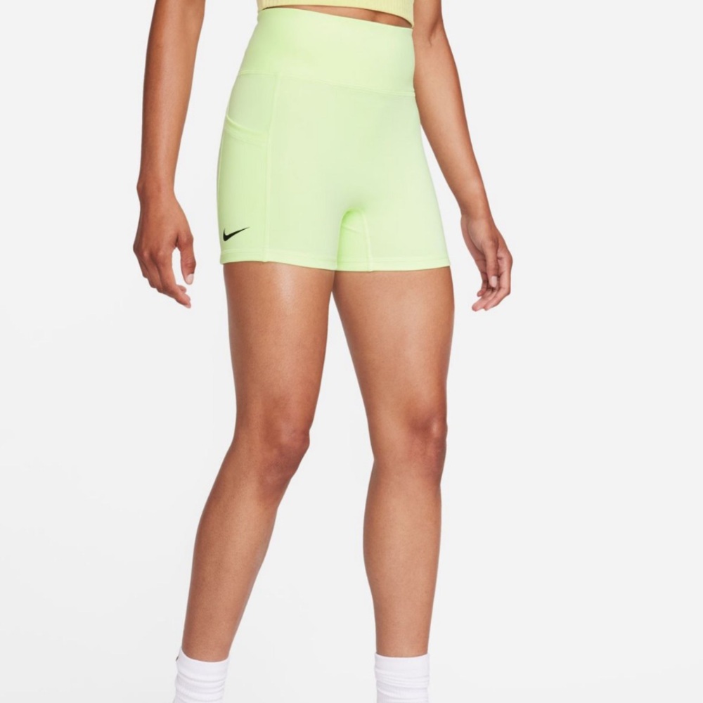 NWT Nike Dri-FIT XS Shorts - neon “highlighter” yellow